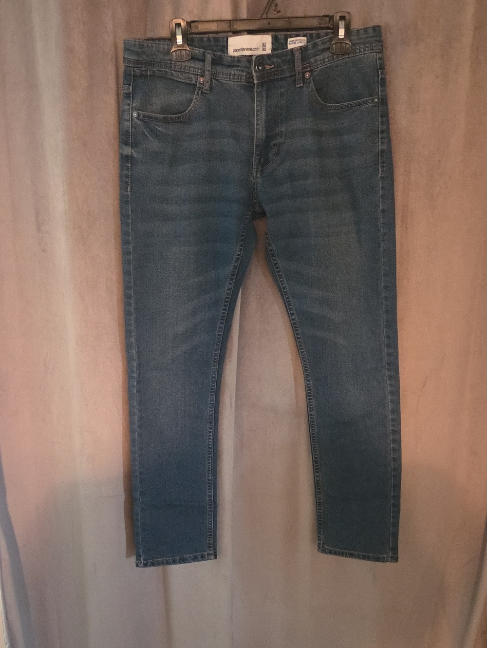 Paper Denim & Cloth Men’s Size 32 Slim Skinny Jeans in Faded Blue